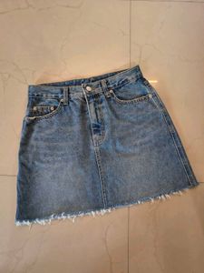 Denim Mini Skirt
