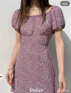 New With Tag Buff Cute Korean Midi Dress