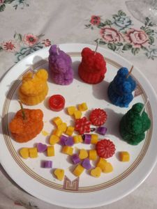 Bautiful teddy Candel  combo of 2