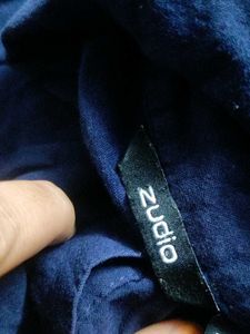 zudio branded  Navy Blue Long Sleeve Dress