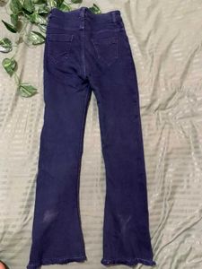 Dark Blue Boot Cut Jeans