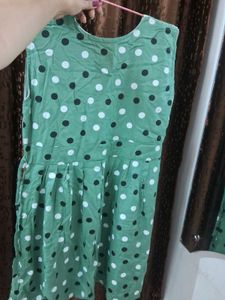 Green Polka Dot Dress