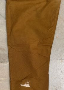 Louis Philippe Brown Casual Pants