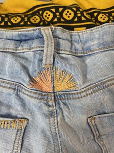 Ripped Light Wash Jeans