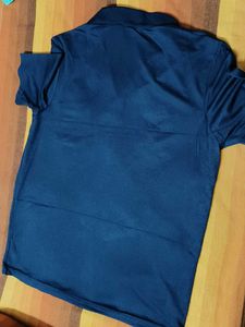 F&amp;S Men Navy Blue Polo Tshirt