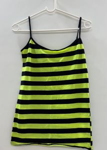 Neon Striped Cami Top