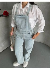 overalls Ajio denim light wash