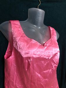 Pink Sleeveless Top