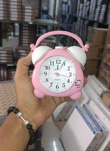 Pink Twin Bell Alarm Clock