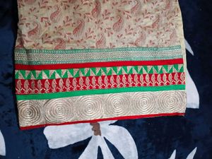 Ethnic Kurta with sharara and heavy chunni