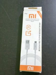 Mi White Usb Data Cable