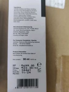 Minimalist Vitamin C 10% Face Serum set of 2