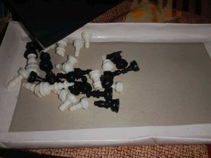 Chess Board And A Working Video Game