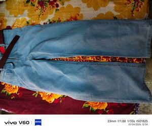 Ripped Gray Denim Jeans