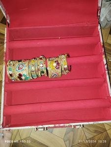 ✅ Bridal Bangals Hardly Used Due To Size Isue