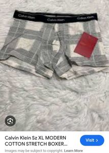 Calvin Klein Plaid Boxer Briefs