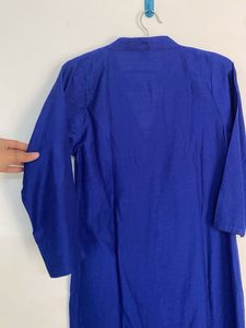 Blue Cotton Kurta