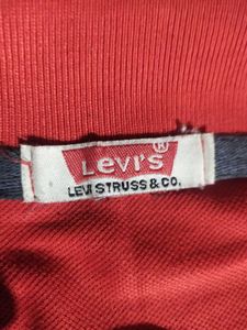 Levi&#39;s Red Polo Shirt L