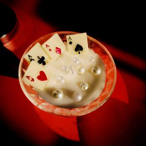 Playing Card Candle