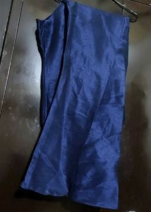 Sea Green Kurta Navy Blue Pajami Set For 46 Chest
