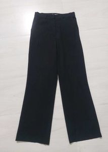 Classic Black Straight Cut Pants