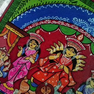 Handmade Durga Painting