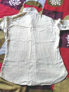 Polka Dot Button-Down Shirt