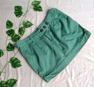 Green Mini Skirt