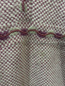 Portmor Embellished Checkered Top