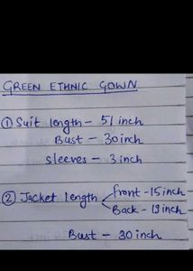 Green Anarkali