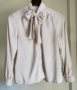 Neck Tie Up Blouse