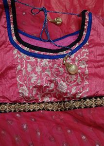 Elegant Pink Anarkali Kurta