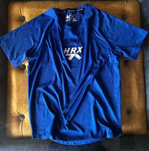 HRX Blue Training Tee | 100% Polyester | M Size