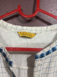 Checked Kurti Pant Set