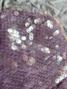 y2k Sparkly Purple Crop Top