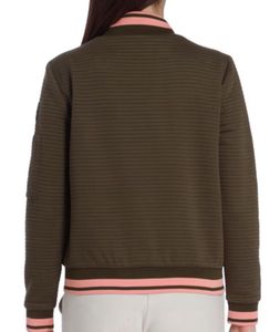 Zip Front Jacket With Applique - Vero Moda