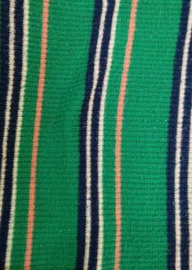 Striped Green Bodycon Dress