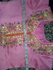Pink Kurti With Bottom