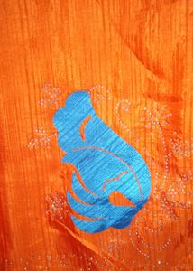 Beautiful Orange 🧡🍊 Saree