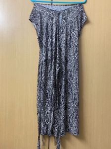 Dress With Wrapped Flare