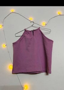 Lilac Halter Top