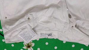 Zara White Jeans