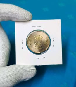 Clip Error Coin 5 Rupees 2021 UNC Condition