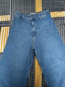Wide Leg Denim Jeans