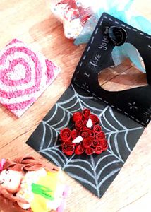 Asethetic Spider Theme Cards🕷🕸🤍🖤❤