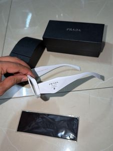Prada White Sunglasses