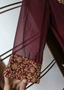 Maroon Gown
