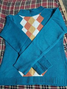 Argyle Pattern Sweater