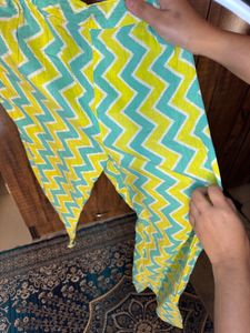 Yellow Printed Dress