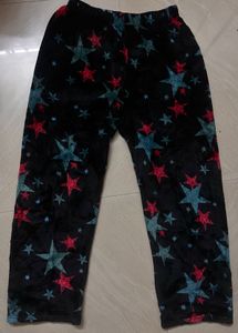 Y2K FURRY FLEECE STAR PANTS